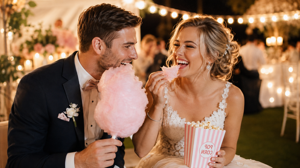 atrakcje na wesele - wata cukrowa, popcorn od LENARTEKS